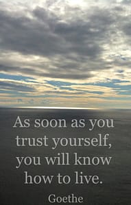 Trust yourself. T is for Trust LisaNalbone.com