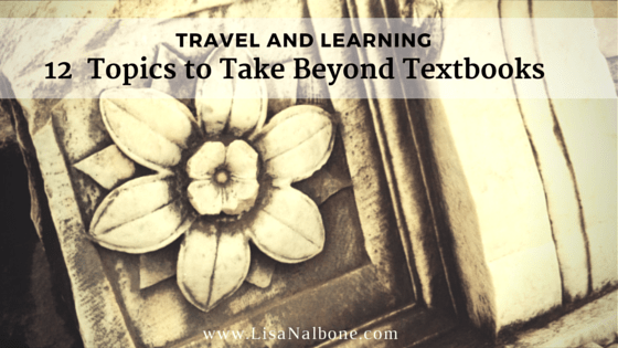 Travel and Learning:12 Topics to Take Beyond Textbooks, photo of marble section from the Roamn Forum, www.lisanalbone.com